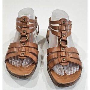 Baretraps Jesie Women Gladiator Sandals Size 7.5 M Casual Comfort Tan Brown